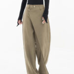 Irregular Wide-leg Pants Ins Fashion Loose Trousers Women's Clothing - Image 9