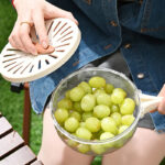 Fruit Drain Basket With Lid Vegetable Washing Bowl Foldable Handle Cleaning Colander Plastic Refrigerator Crisper Kitchen Box Kitchen Gadgets - Image 7