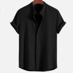 Short Sleeve Loose Shirt Top Summer Mens Clothing - Image 5