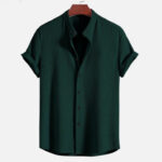 Short Sleeve Loose Shirt Top Summer Mens Clothing - Image 10