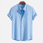 Short Sleeve Loose Shirt Top Summer Mens Clothing - Image 8