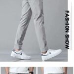 Drawstring Trousers Thin Casual Pants Korean Version Loose Straight Sweatpants Mens Clothing - Image 4