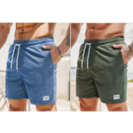 Lace-up Drawstring Shorts Summer Corduroy Sports Short Pants Mens Clothing - Image 3